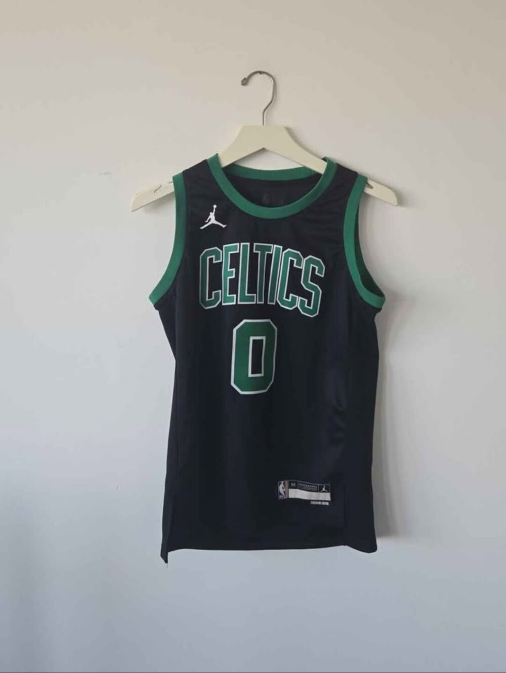 NBA Black Jersey with Green Trim - Jordan Logo